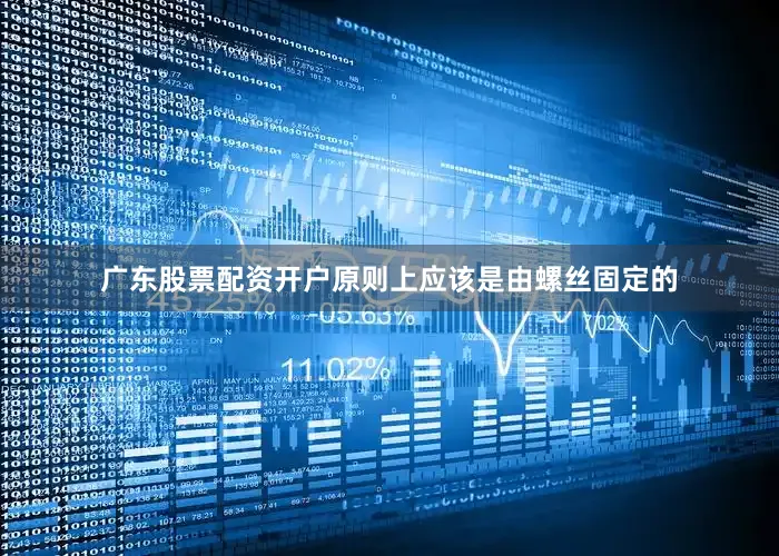 广东股票配资开户原则上应该是由螺丝固定的
