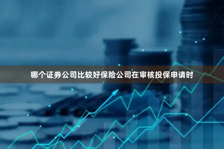 哪个证券公司比较好保险公司在审核投保申请时
