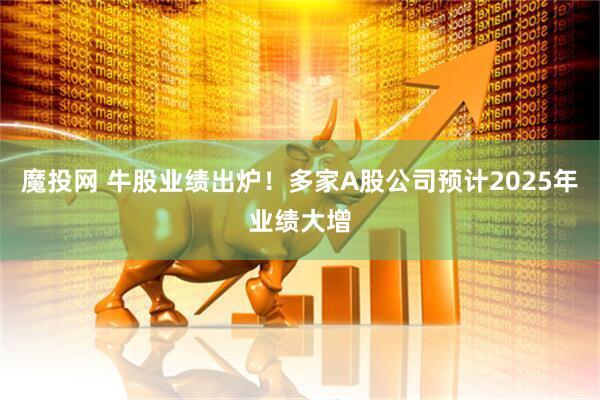 魔投网 牛股业绩出炉！多家A股公司预计2025年业绩大增